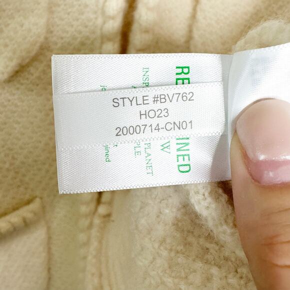 J. Crew Odette Sweater Lady Jacket with Jewel Buttons Crochet Trim Beige Size S - Picture 10 of 10